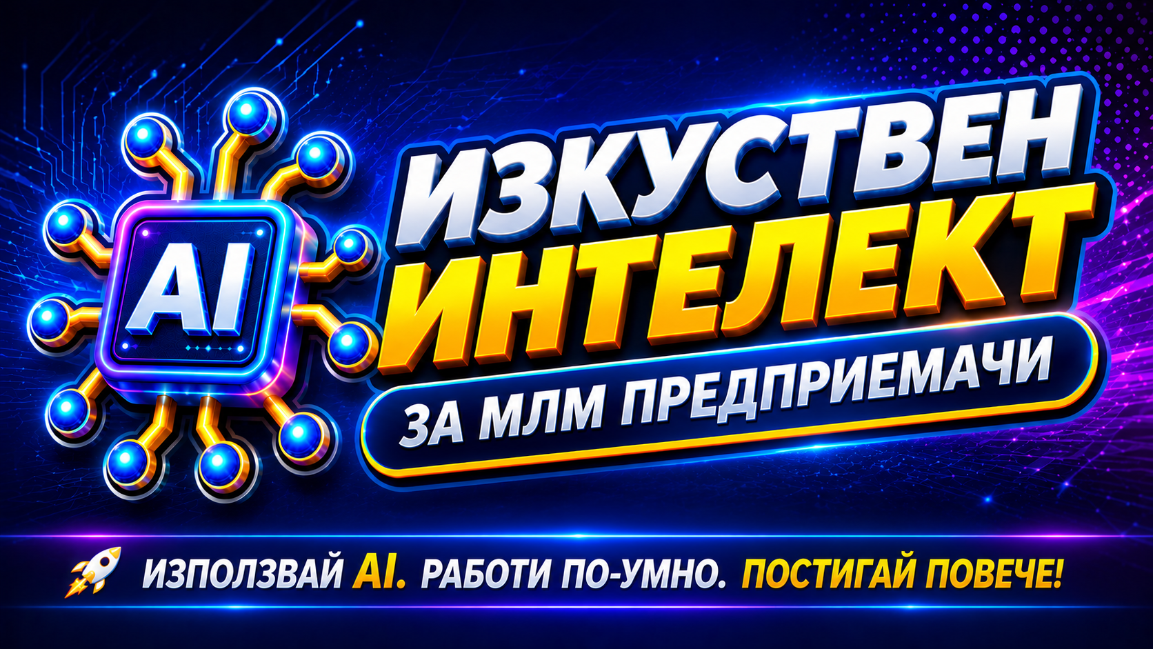 Тренинг "Изкуствен интелект за МЛМ Предприемачи"